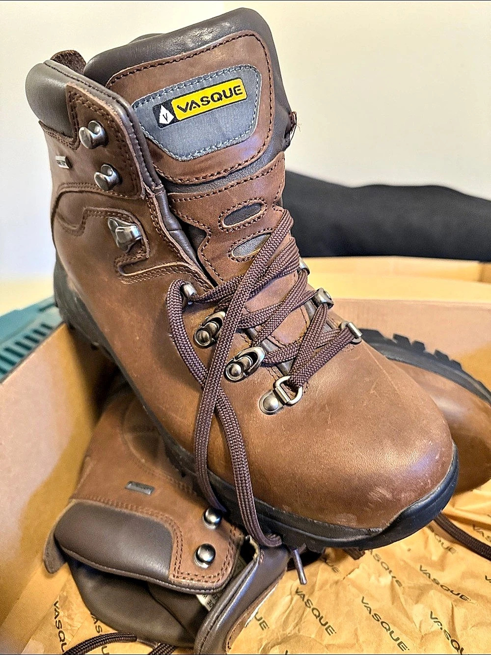 Vasque Summit GTX Women's Hiking Boots Brown & Black US 10 Wide